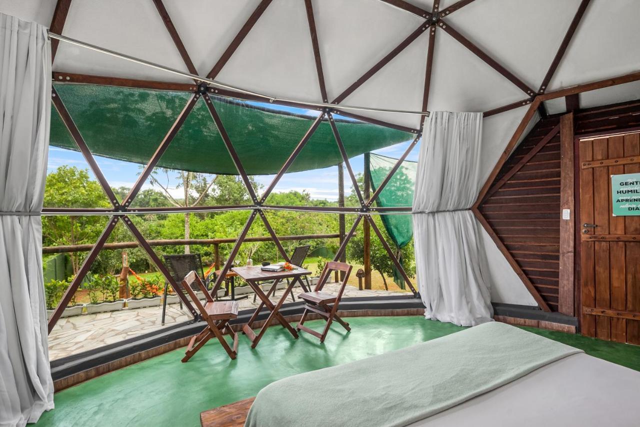 Glamping Serra Da Canastra - Casinha De Hortela - Domo Embauba Delfinópolis 外观 照片