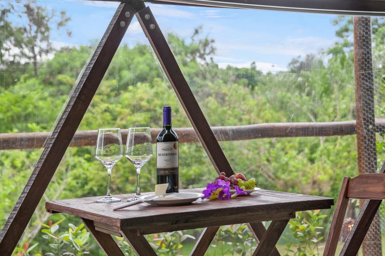 Glamping Serra Da Canastra - Casinha De Hortela - Domo Embauba Delfinópolis 外观 照片