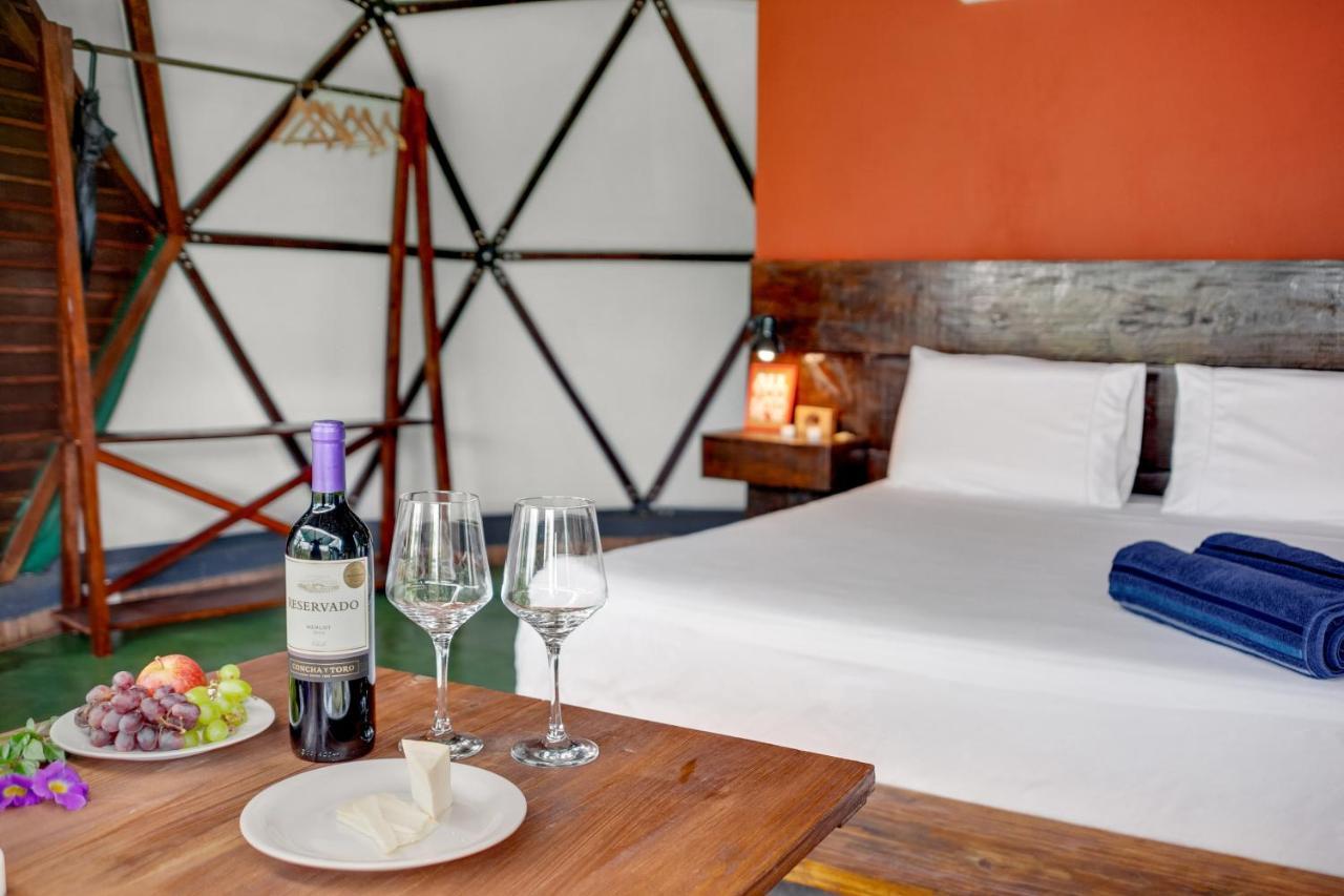 Glamping Serra Da Canastra - Casinha De Hortela - Domo Embauba Delfinópolis 外观 照片